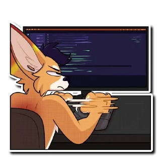 🖥 emoji Aki Telegram sticker 5 of 17