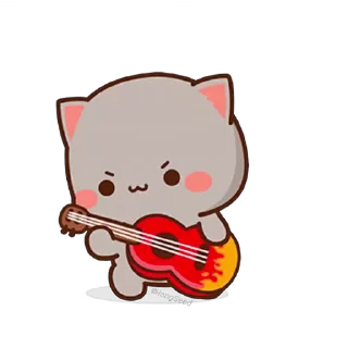 🎸 emoji [ 4ˢᵗ ]~ @Ahm_bby 🍁 @i_m_Fighter 💠 Telegram sticker 6 of 17