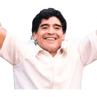 😄 emoji Maradona Telegram sticker 5 of 17