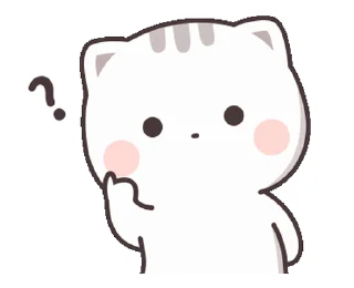🤔 emoji Cute Little Mochi || @GreySunders Telegram sticker 9 of 50