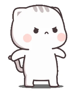 😠 emoji Cute Little Mochi || @GreySunders Telegram sticker 5 of 50