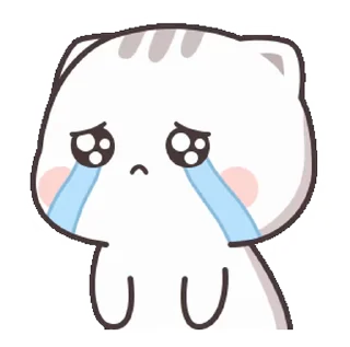 😭 emoji Cute Little Mochi || @GreySunders Telegram sticker 20 of 50
