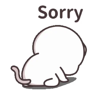 😓 emoji Cute Little Mochi || @GreySunders Telegram sticker 17 of 50