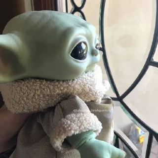 🦎 emoji baby yoda Telegram sticker 8 of 29