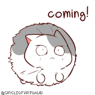 🏃 emoji @CIRCLEOFVIRTUALID KUCING GILA Telegram sticker 22 of 62