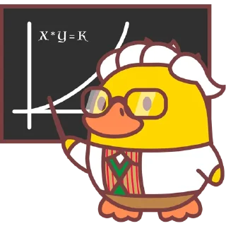 👩‍🏫 emoji FOMO Duck Telegram sticker 23 of 45