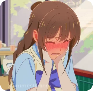 😳 emoji Fuufu Ijou, Koibito Miman • @animestickersii Telegram sticker 12 of 15