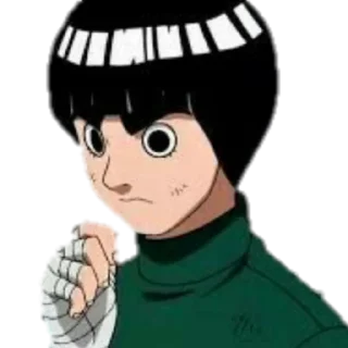 Sticker from Rock lee