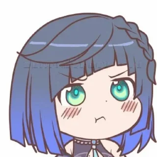 🏹 emoji Yelan by @Darkforce Telegram sticker 8 of 16