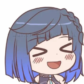 🏹 emoji Yelan by @Darkforce Telegram sticker 6 of 16