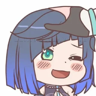 🏹 emoji Yelan by @Darkforce Telegram sticker 13 of 16