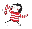 ☂ emoji “sᴀʀᴀ ᴀɴᴅᴇʀsᴇɴ Telegram sticker 6 of 81