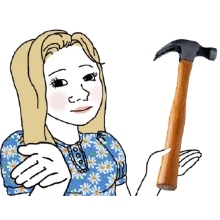 🔨 emoji Facial Expression Telegram sticker 10 of 103