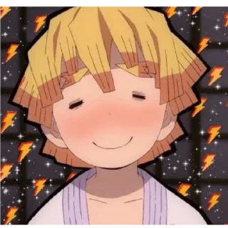 😊 emoji Zenitsu Telegram sticker 8 of 29