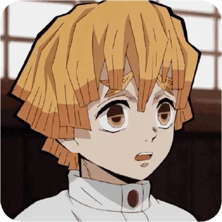 🤨 emoji zenitsu @o_ta_ku Telegram sticker 16 of 31