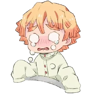 😭 emoji Zenitsu Telegram sticker 18 of 29