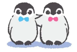 💟 emoji Cute penguin Telegram sticker 18 of 42