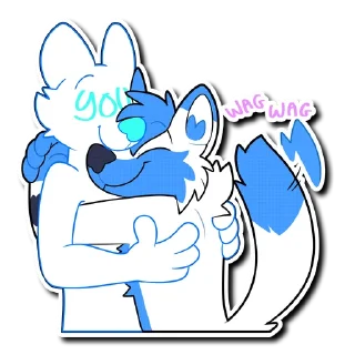 🤗 emoji Rocky Telegram sticker 18 of 20