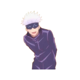 😁 emoji gojo satoru Telegram sticker 10 of 55