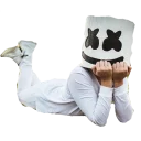 🙂 emoji Marshmello Telegram sticker 9 of 20