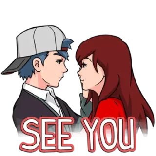 ❤️ emoji Lovely Couple Telegram sticker 16 of 28
