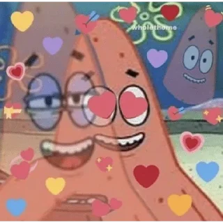 ❤️ emoji Spongebob In Love Telegram sticker 16 of 19