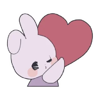 💓 emoji ꒰ няш ꒱ ୨ 🐰 ୧ @nkplz Telegram sticker 10 of 36