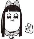 👌 emoji Pop Team Epic Telegram sticker 8 of 24