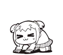 😣 emoji Pop Team Epic Telegram sticker 23 of 24