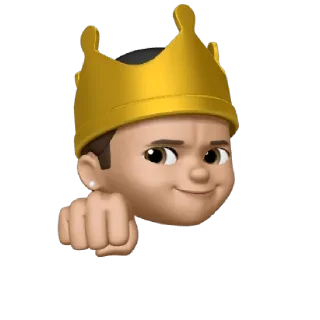👊 emoji King Baby Luca Telegram sticker 22 of 38