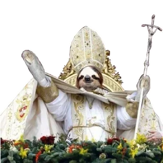📿 emoji Fun Sloth Telegram sticker 10 of 31