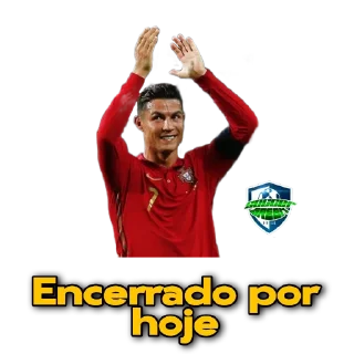 ⚽️ emoji CR7 Telegram sticker 11 of 29