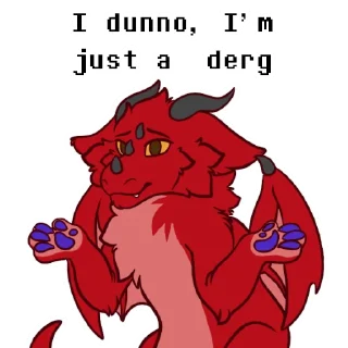 ❔ emoji Hex the Dragon Telegram sticker 8 of 43