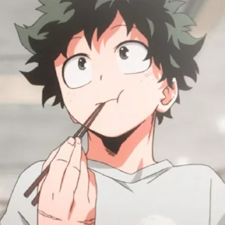 🟩 emoji ~°•izuku midoriya•°~ Telegram sticker 15 of 55