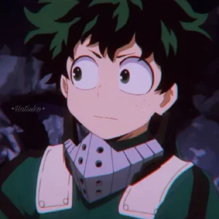 🟩 emoji ~°•izuku midoriya•°~ Telegram sticker 12 of 55