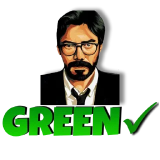 ✔️ emoji El Professor Telegram sticker 1 of 20