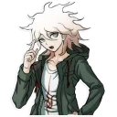 ☝ emoji Nagito Komaeda Telegram sticker 24 of 34