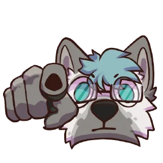 ☝️ emoji Alex the Shepherd Telegram sticker 8 of 120