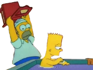😠 emoji LOS SIMPSONS Telegram sticker 16 of 20