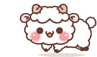 🐏 emoji Domba Lucu Animated • @xxyuji Telegram sticker 3 of 19