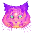 🐱 emoji Cosmic Cats Telegram sticker 8 of 9