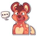 💬 emoji Cinnamon Wild Dog Telegram sticker 18 of 101