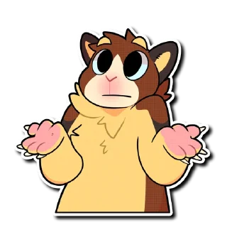 🤷 emoji Tree Kangaroo Telegram sticker 13 of 26