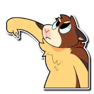👎 emoji Tree Kangaroo Telegram sticker 12 of 26