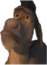 😔 emoji Shrek Donkey Telegram sticker 3 of 11