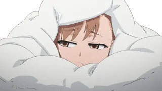 😒 emoji Misaka Mikoto Telegram sticker 22 of 92