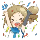 🎊 emoji Inori Aizawa Telegram sticker 5 of 21