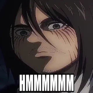 🤔 emoji Shingeki no Kyojin . Pacote Telegram sticker 10 of 87