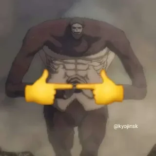 👉 emoji Shingeki no Kyojin . Pacote Telegram sticker 23 of 87