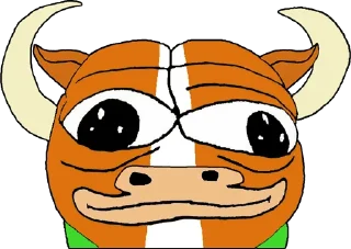 👁 emoji Bull Market Telegram sticker 8 of 22